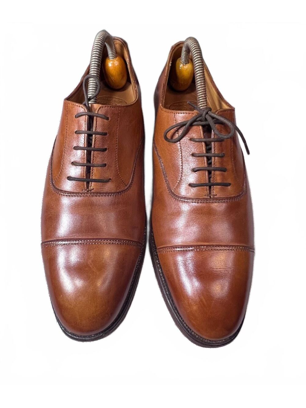Crockett & Jones Whitehall Oxford Shoes 8.5D Quiet Luxury Dark Academia Vintage